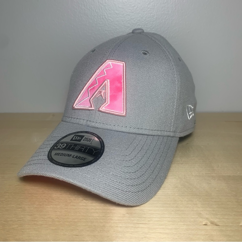 Arizona Diamondbacks Mother's Day Hat Cap Gray Grey Pink 39Thirty New Era Sizes
